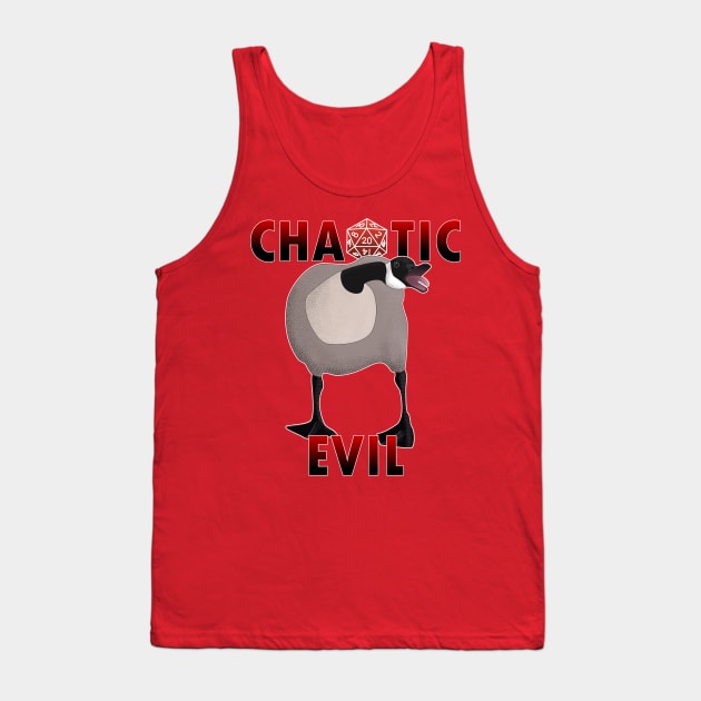 Chaotic Evil - Goose Tank Top by Colleen Regin